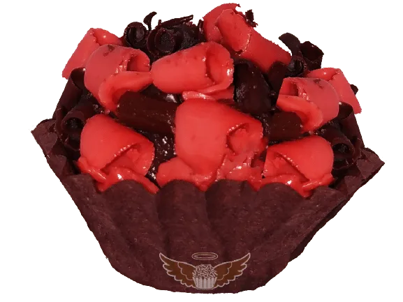 brigadeiro de chocolate com cereja