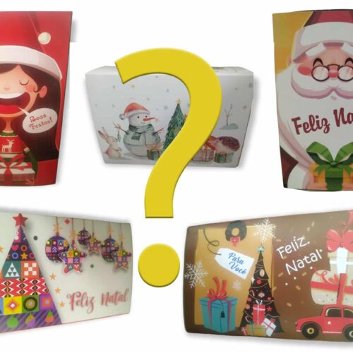Caixa temática natal indefinida