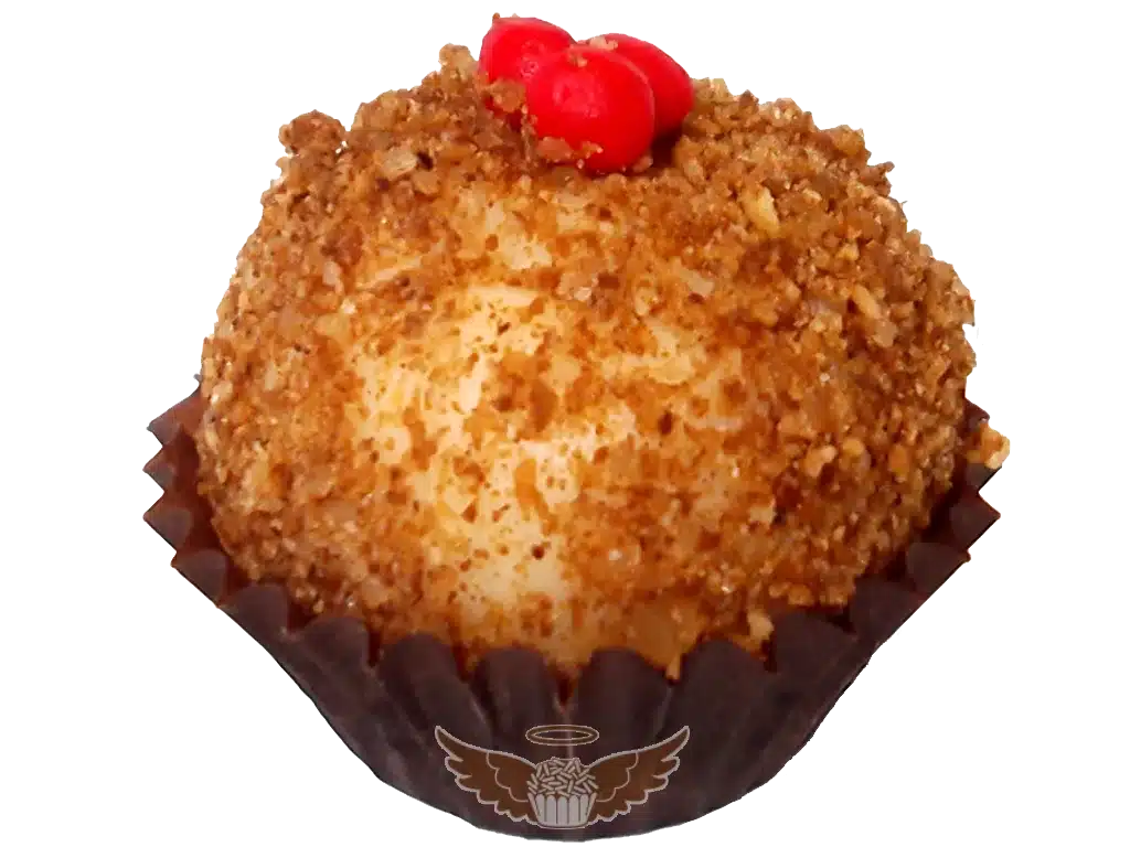 Brigadeiro de Cheesecake de framboesa