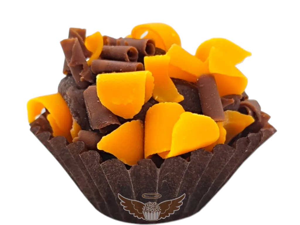 Brigadeiro de chocolate com laranja