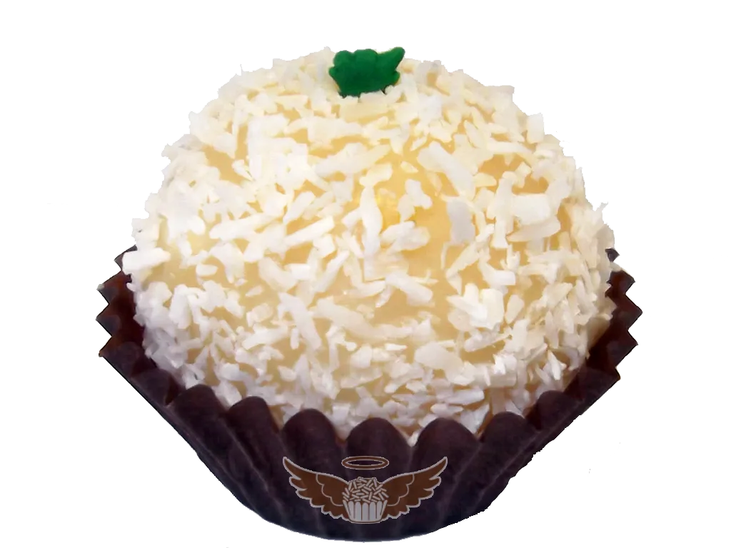 Brigadeiro de limão e coco
