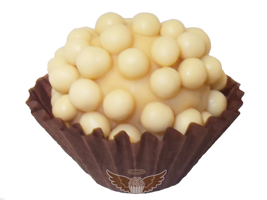 Brigadeiro de malteser branco