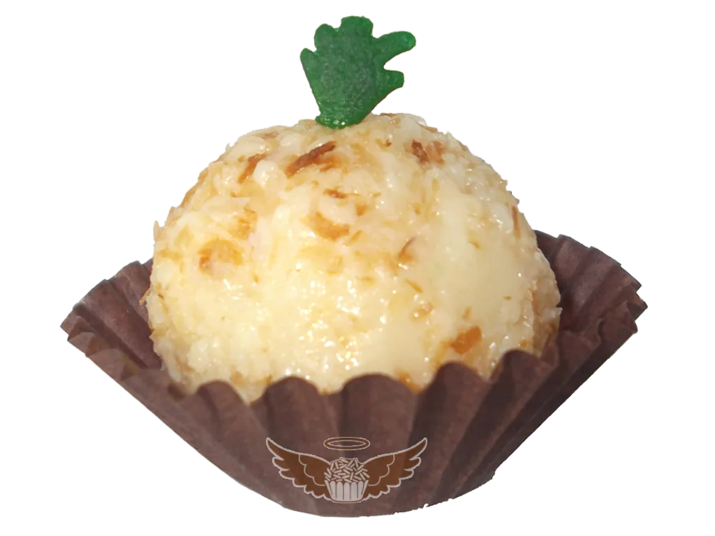 Brigadeiro de abacaxi e coco, piña colada
